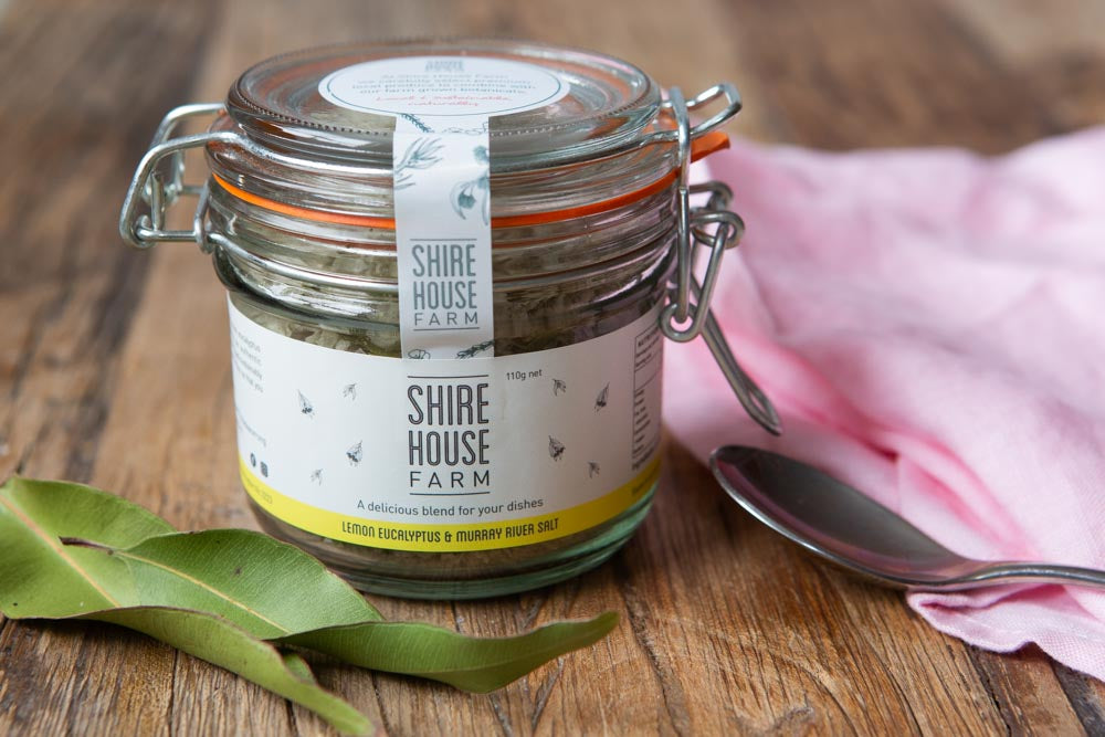 Lemon Eucalyptus Salt Clip Top Jar – Shire House Farm